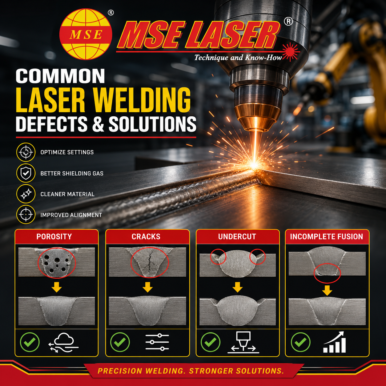 Common Laser Welding Defects and Solutions