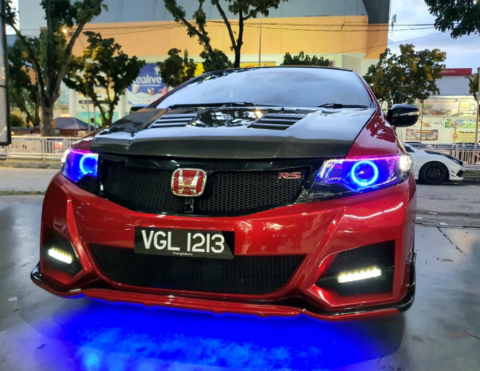 City TMO custom head lamp projector