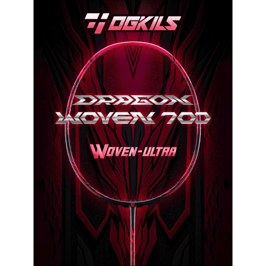OGKILS WOVEN 700 BADMINTON RACQUET (100% AUTHENTIC)