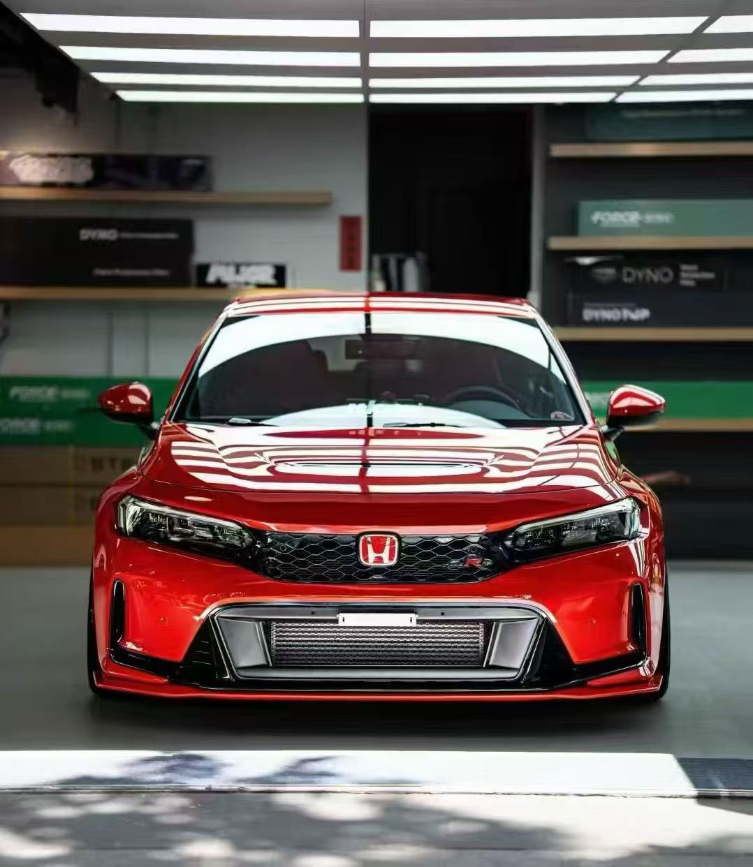 FLAT DESIGN CARBON FRONT LIPS