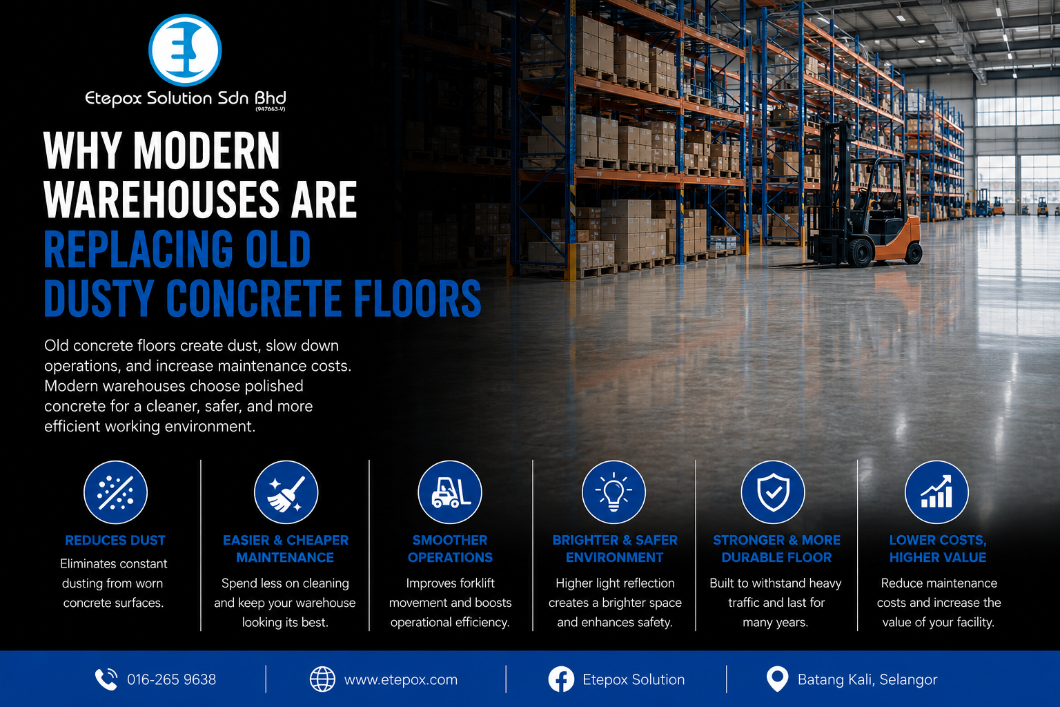 Why Modern Warehouses Are Replacing Old Dusty Concrete Floors