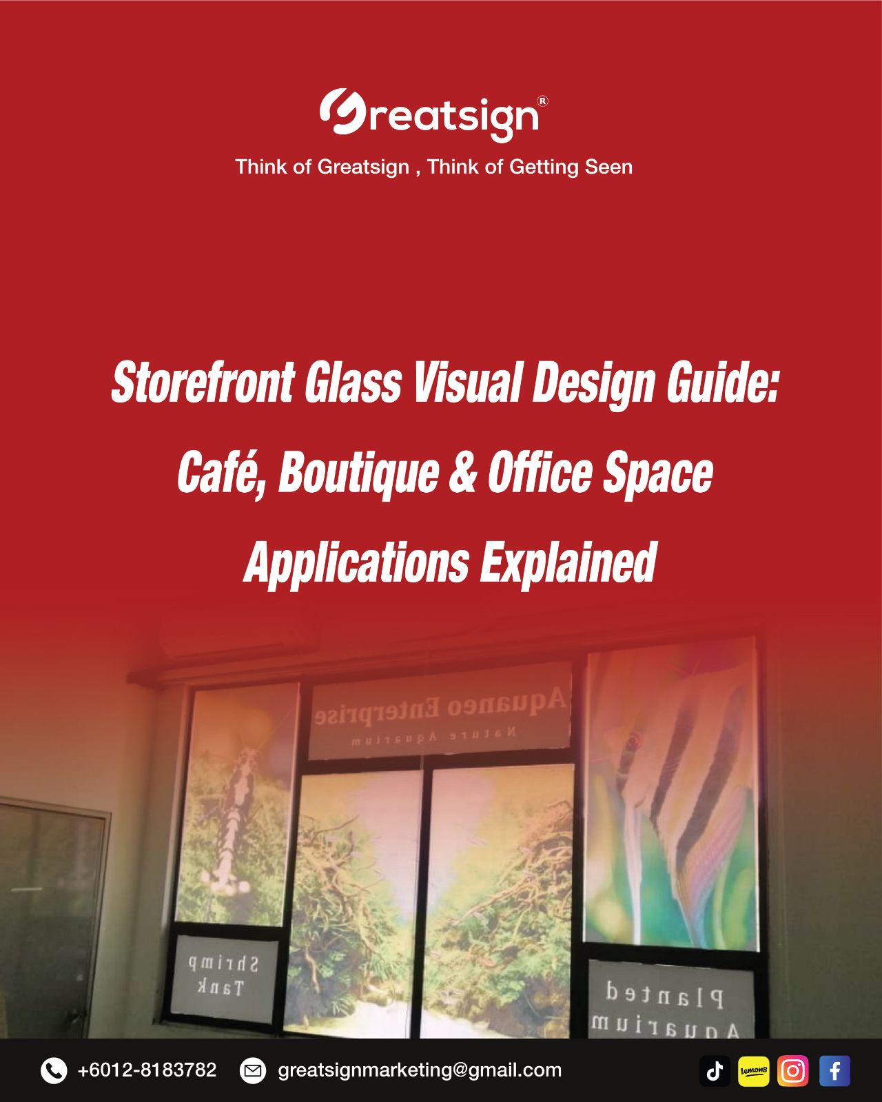 Storefront Glass Visual Design Guide: Cafe, Boutique & Office Space Applications Explained
