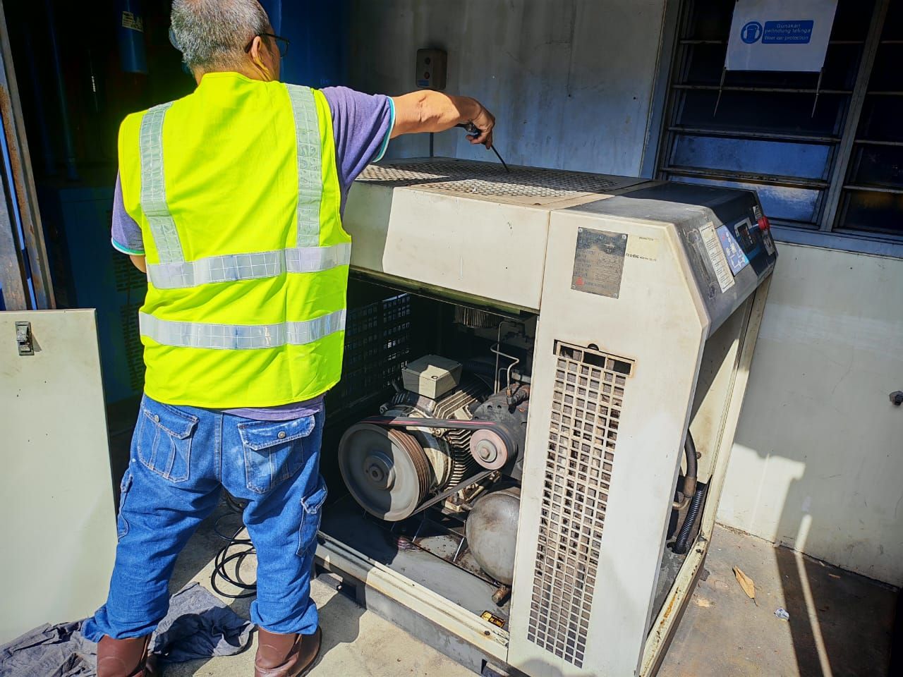Maintenance Service Fusheng Air Compressor 