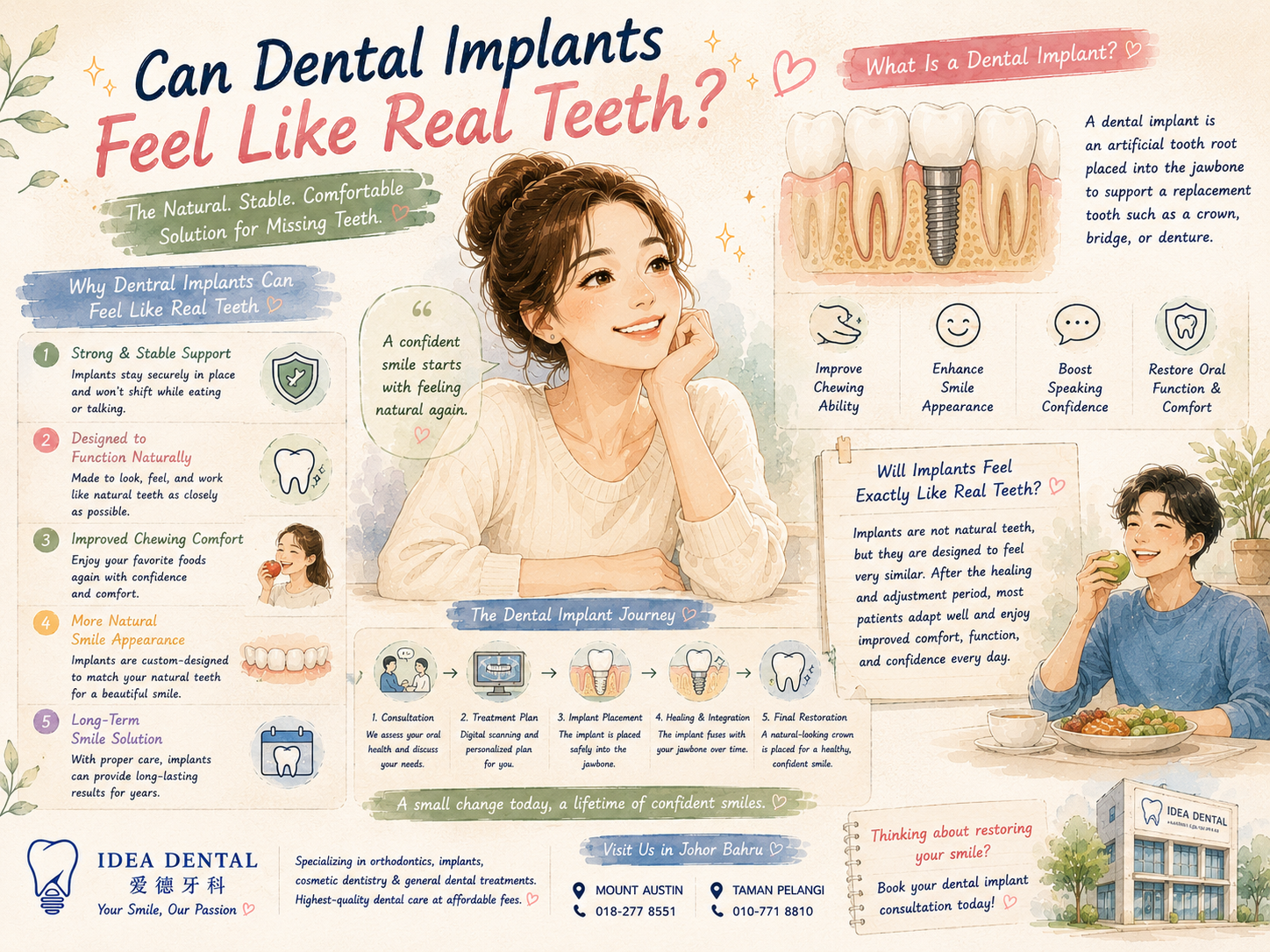 Can Dental Implants Feel Like Real Teeth?