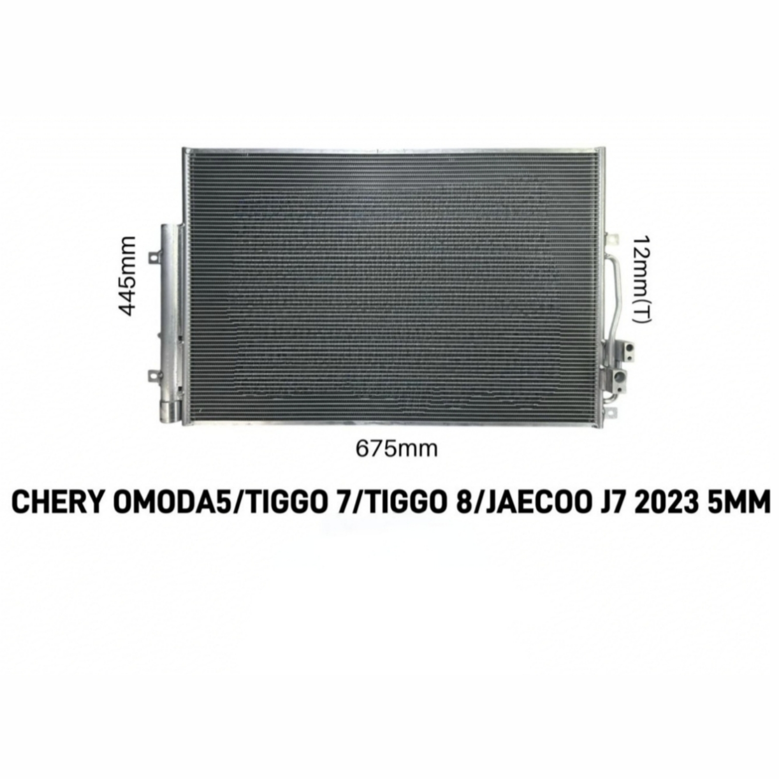 CONDENSER CHERY OMODA 5/TIGGO 7 & 8 /JAECOO J7 2023