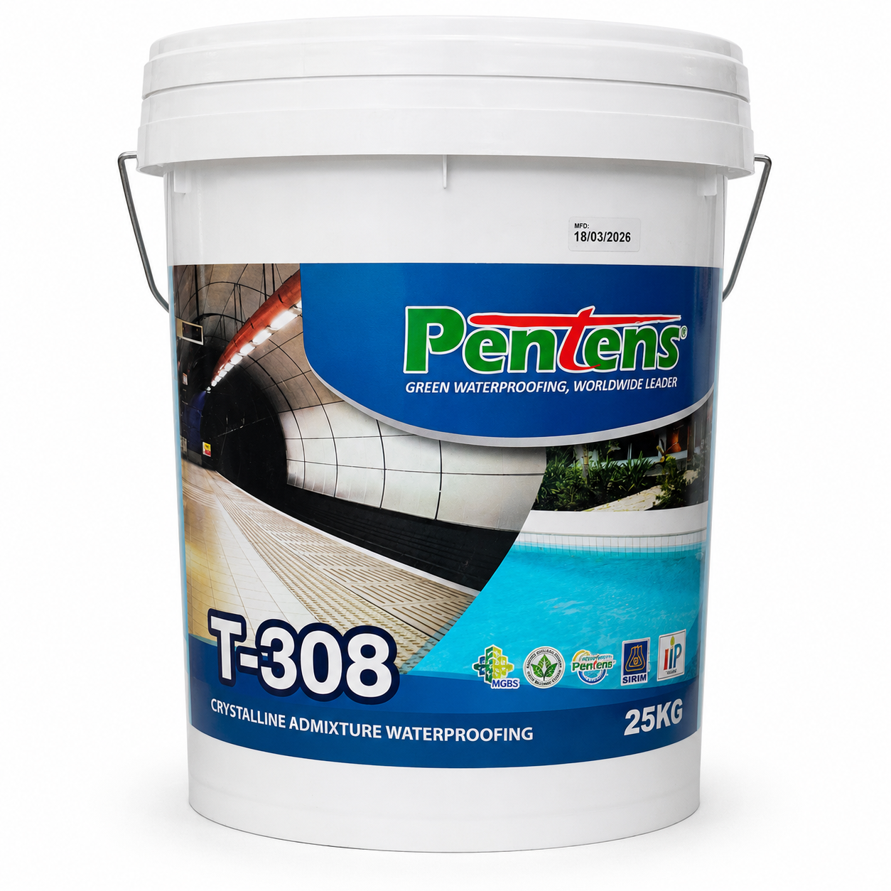 Pentens T-308  |  Crystalline Admixture Waterproofing