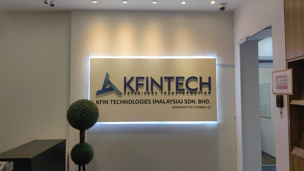 Customised Backlit Signage with 3D Lettering