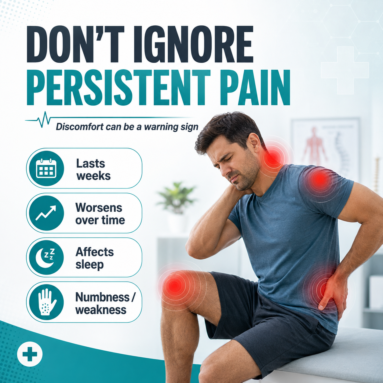 Why You Should Not Ignore Persistent Pain or Discomfort