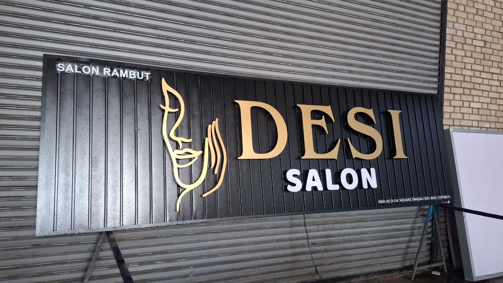 LUXURY 3D LED FRONTLIT WITH ALUMINIUM STRIP STUDIO SALON SIGNBOARD MAKER IN PUCHONG & JALAN KENARI