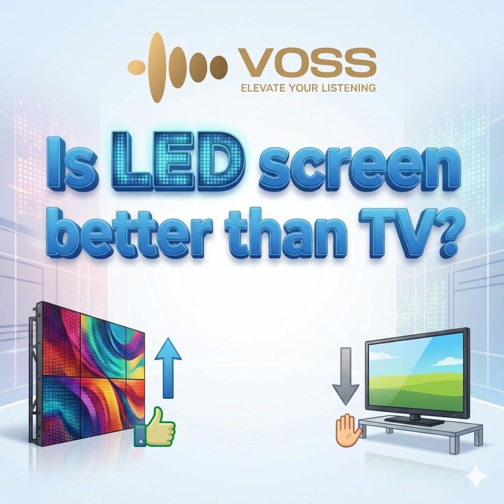 Is LED screen better than TV?