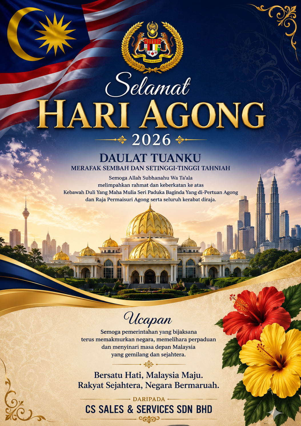 SELAMAT HARI YANG DI PERTUAN AGONG 2026