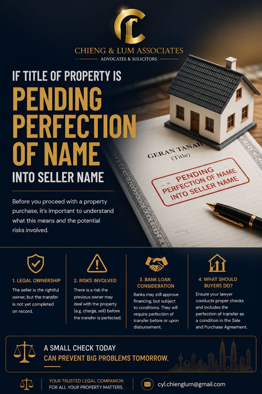 How Does It Affect Your Decision to Buy a Property That Is Yet to be Registered Under the Seller’s Name?