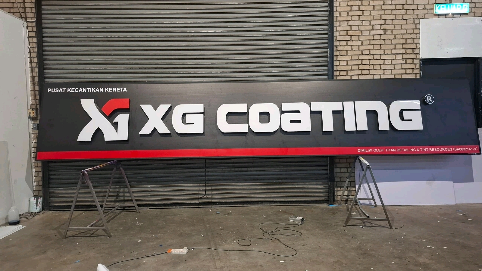 HIGH-QUALITY 3D LED FRONTLIT LETTERING & LOGO COATING SHOP SIGNBOARD FABRICATOR IN CHERAS & TAMAN CONNAUGHT