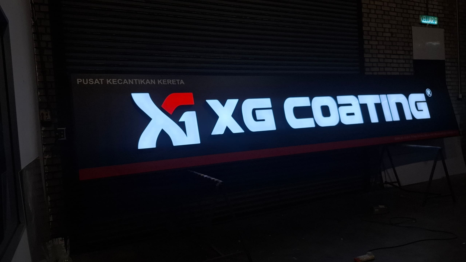 KONSULTAN PAPAN TANDA PUSAT COATING 3D LED FRONTLIT LOGO DAN HURUF DI KLANG & TAMAN BERKELEY