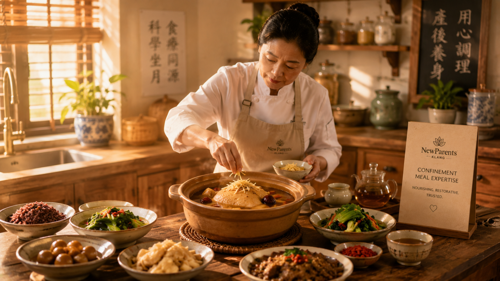 Klang 暖心月子餐：专业厨师团队，为您烹制家的味道，暖胃更暖心
