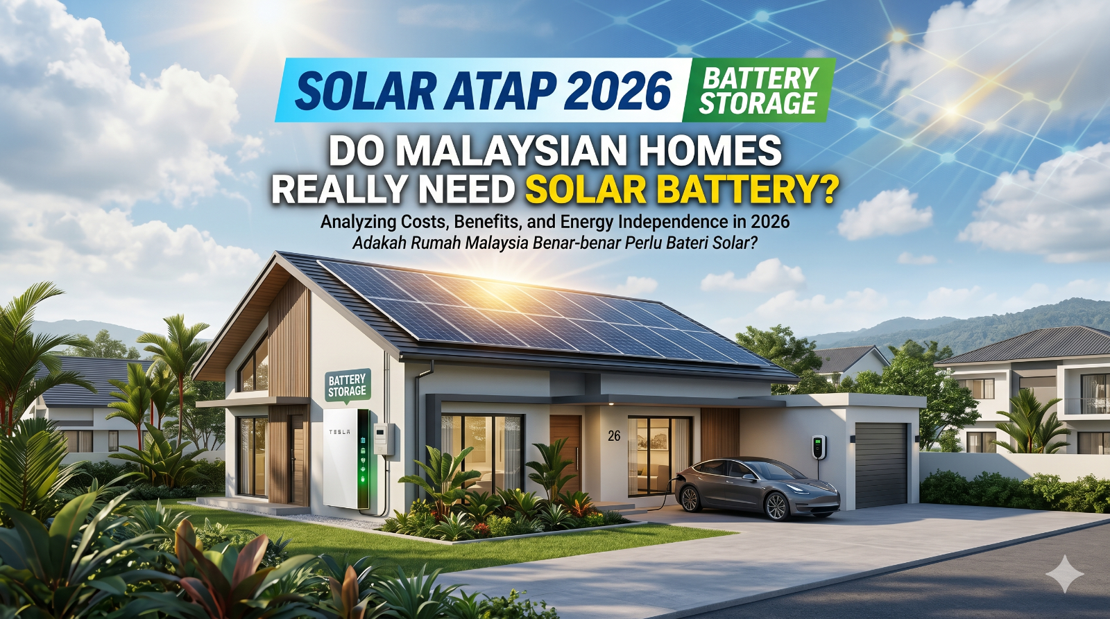 Solar ATAP 2026 & Battery Storage: Do Malaysian Homes Really Need Solar Battery?