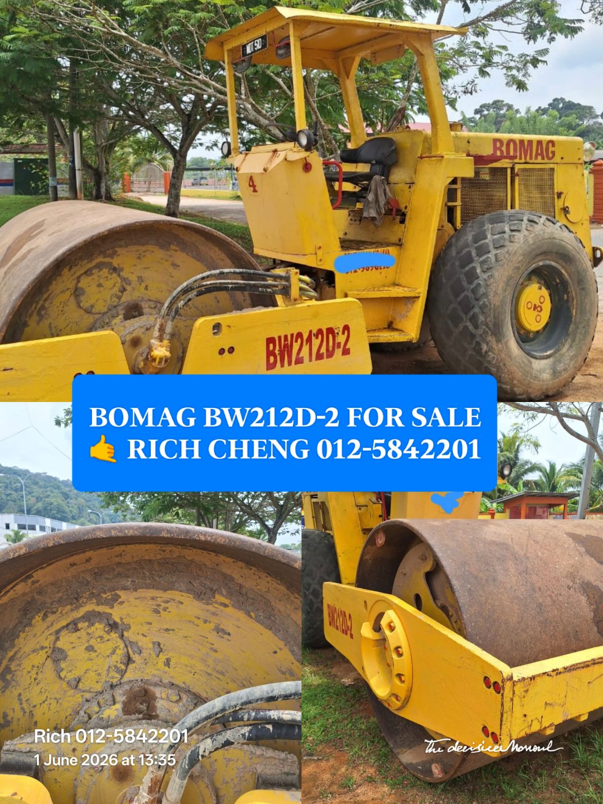 BOMAG BW 212D-2 FOR SALE 
