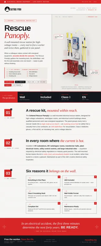 Sofamel Rescue Panoply Electrical Rescue Kit