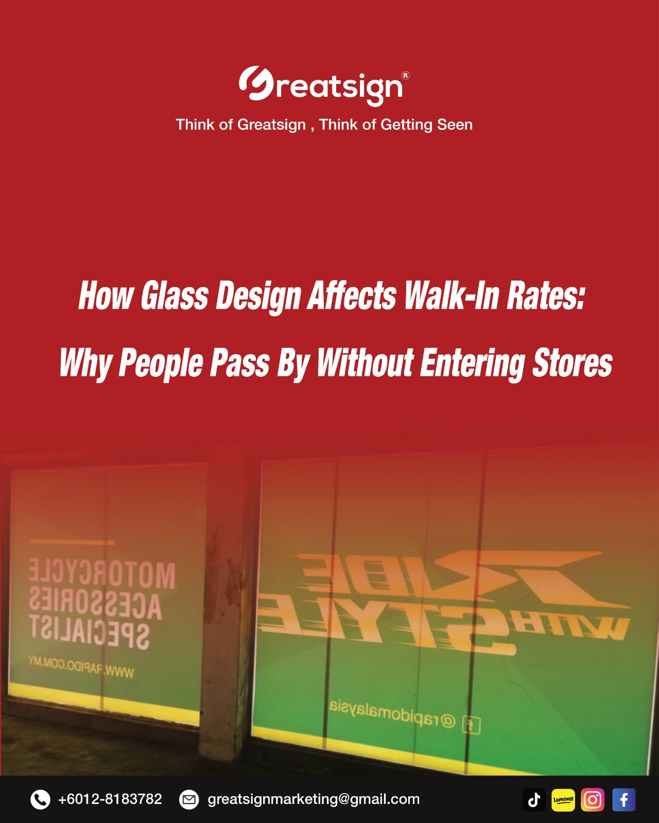 How Glass Design Affects Walk-In Rates: Why People Pass By Without Entering Stores