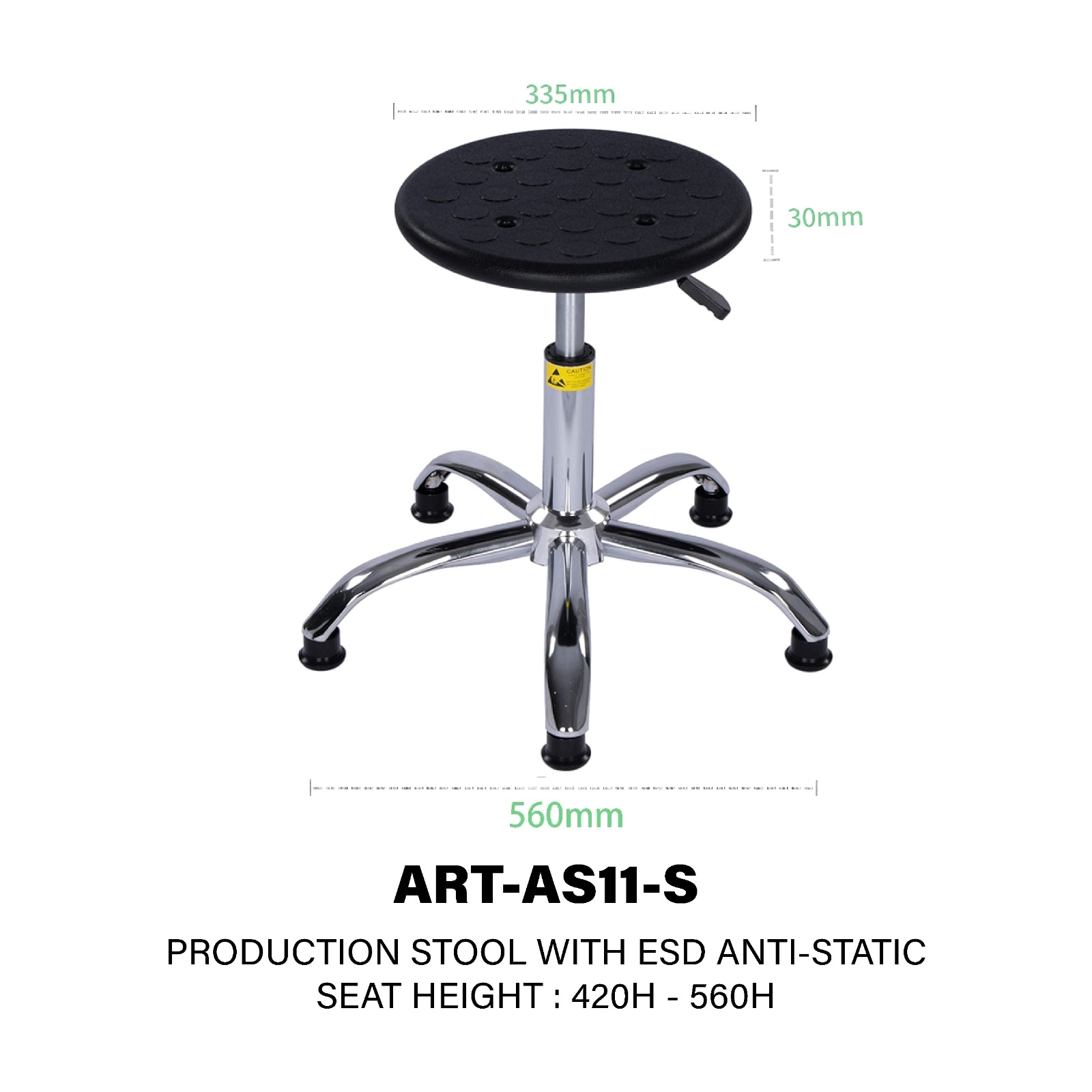 ART-AS11-S ESD production stool 