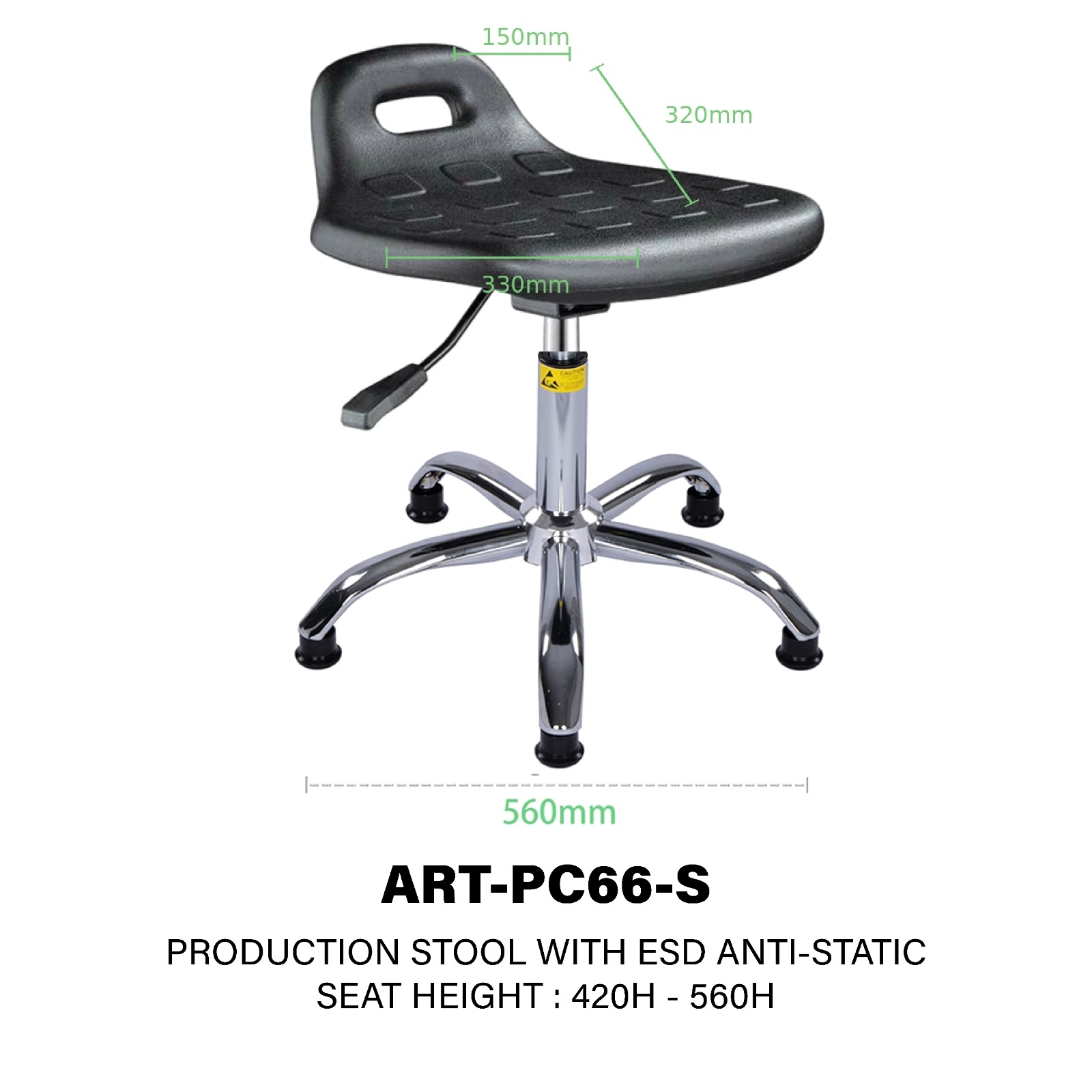 ART-PC66-S ESD production stool 