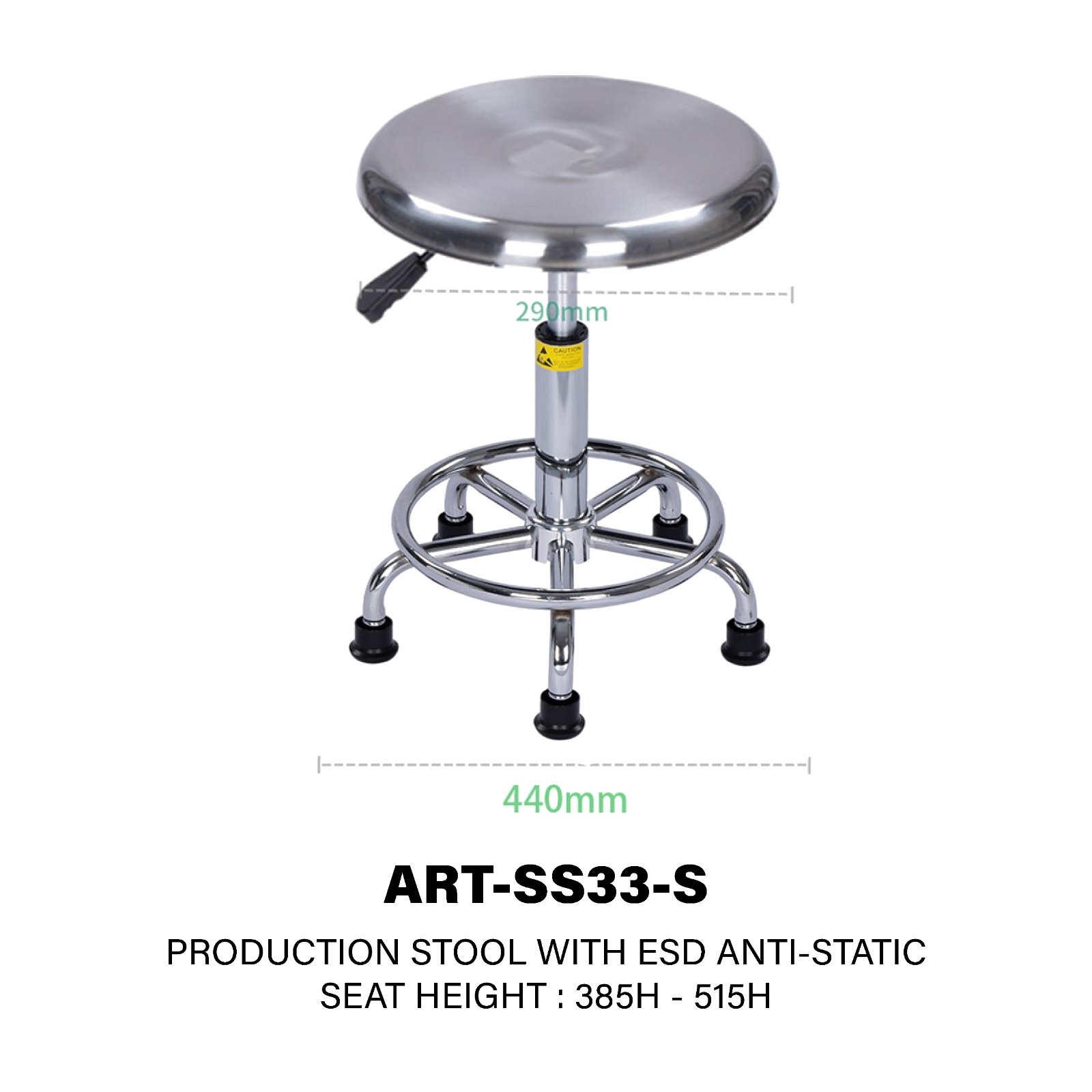 ART-AS33-S ESD production stool 