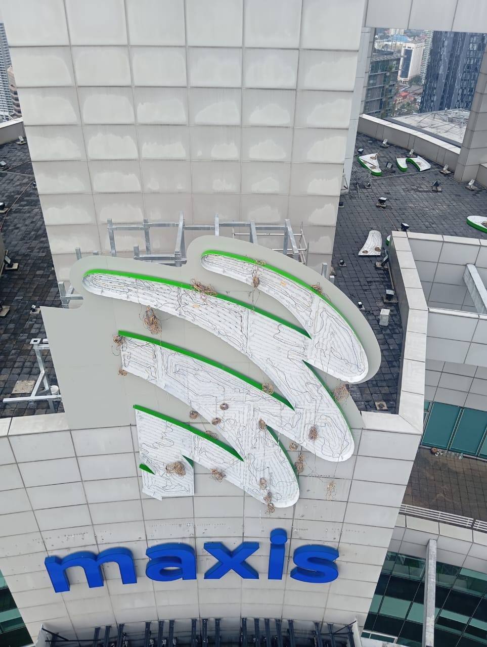 Professional High-Rise Signage Installation