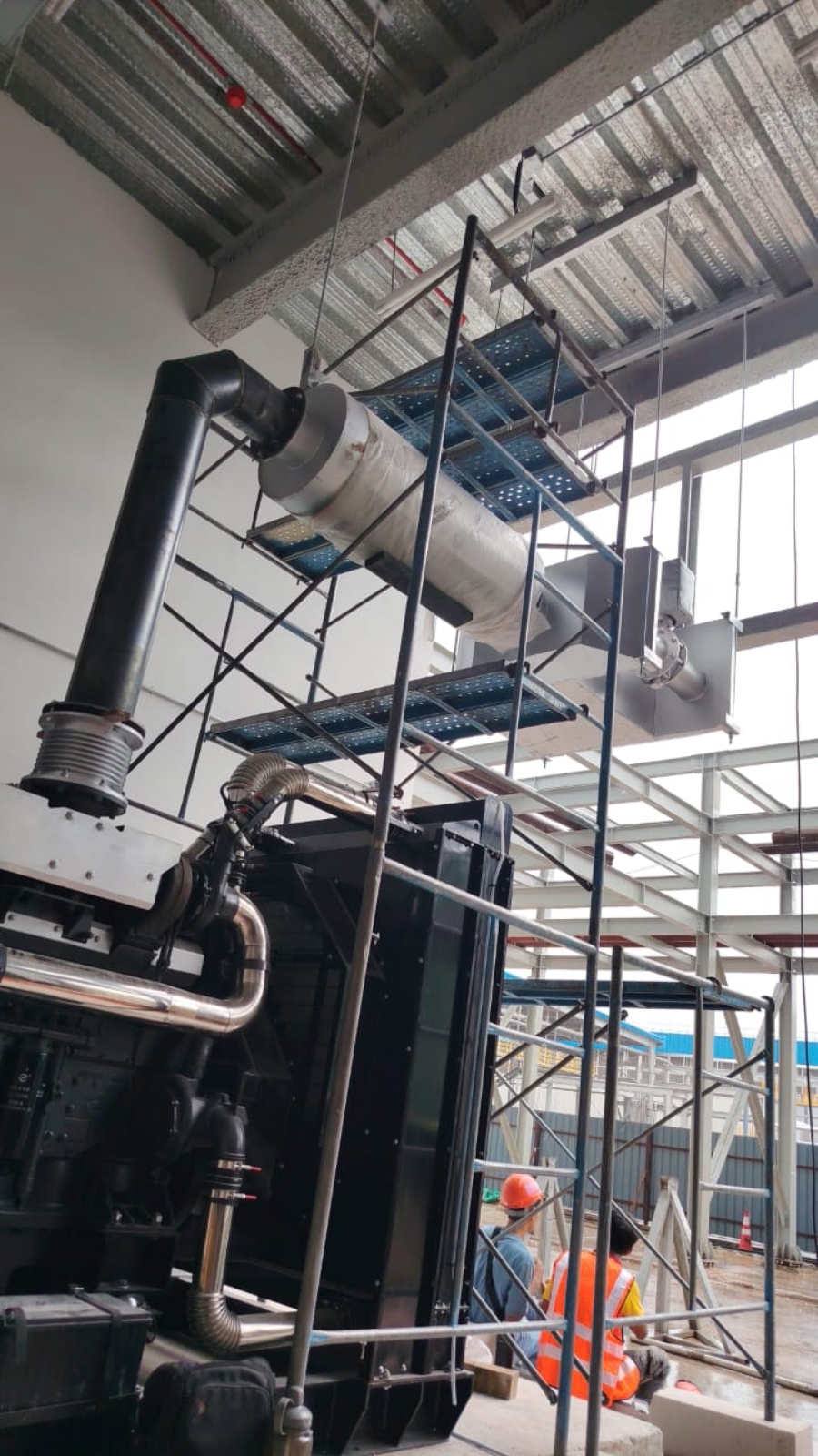 Factory - Kepala Batas- Installation of genset system
