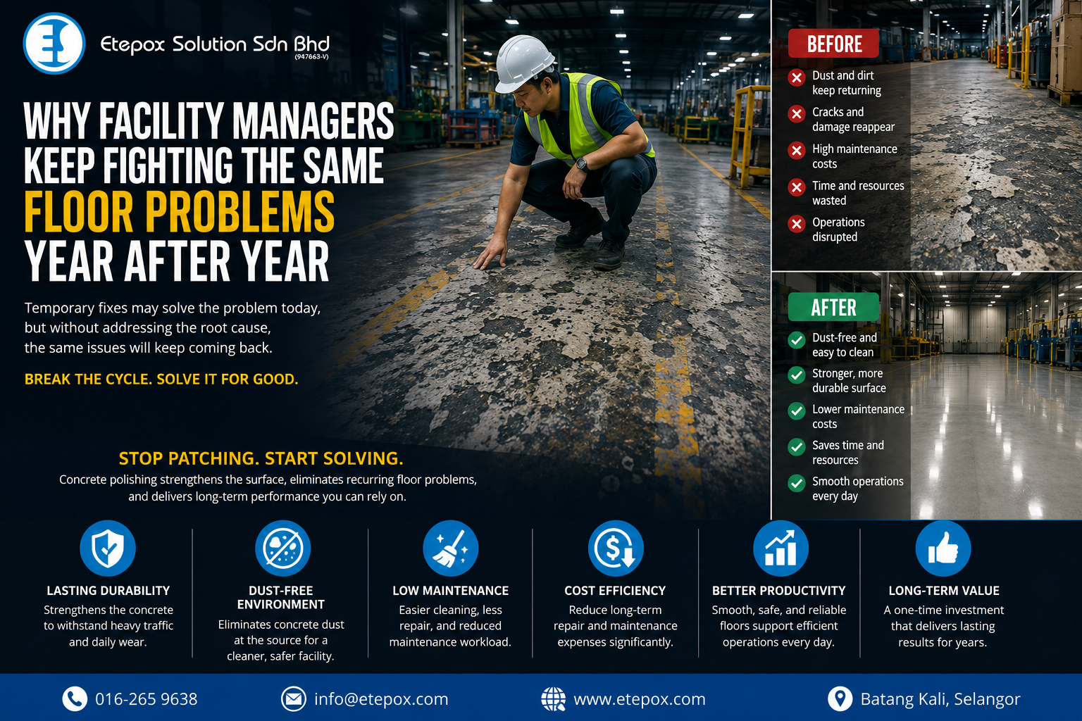 Why Facility Managers Keep Fighting the Same Floor Problems Year After Year