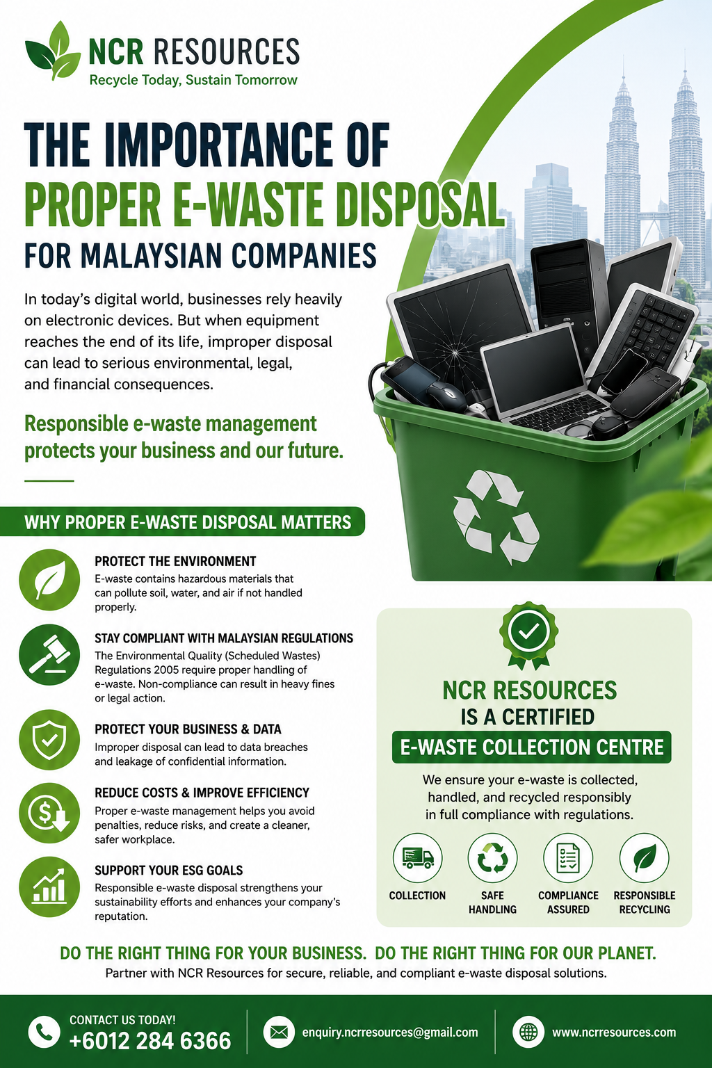 The Importance of Proper E-Waste Disposal for Malaysian Companies