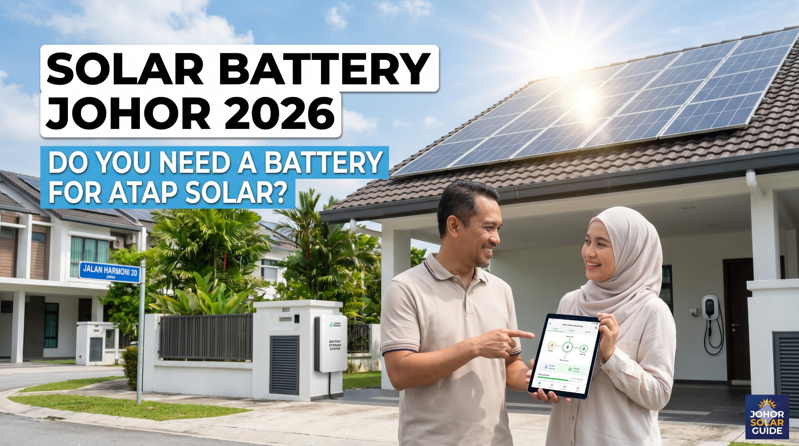 Solar Battery Johor 2026 | Do You Need a Battery for ATAP Solar?