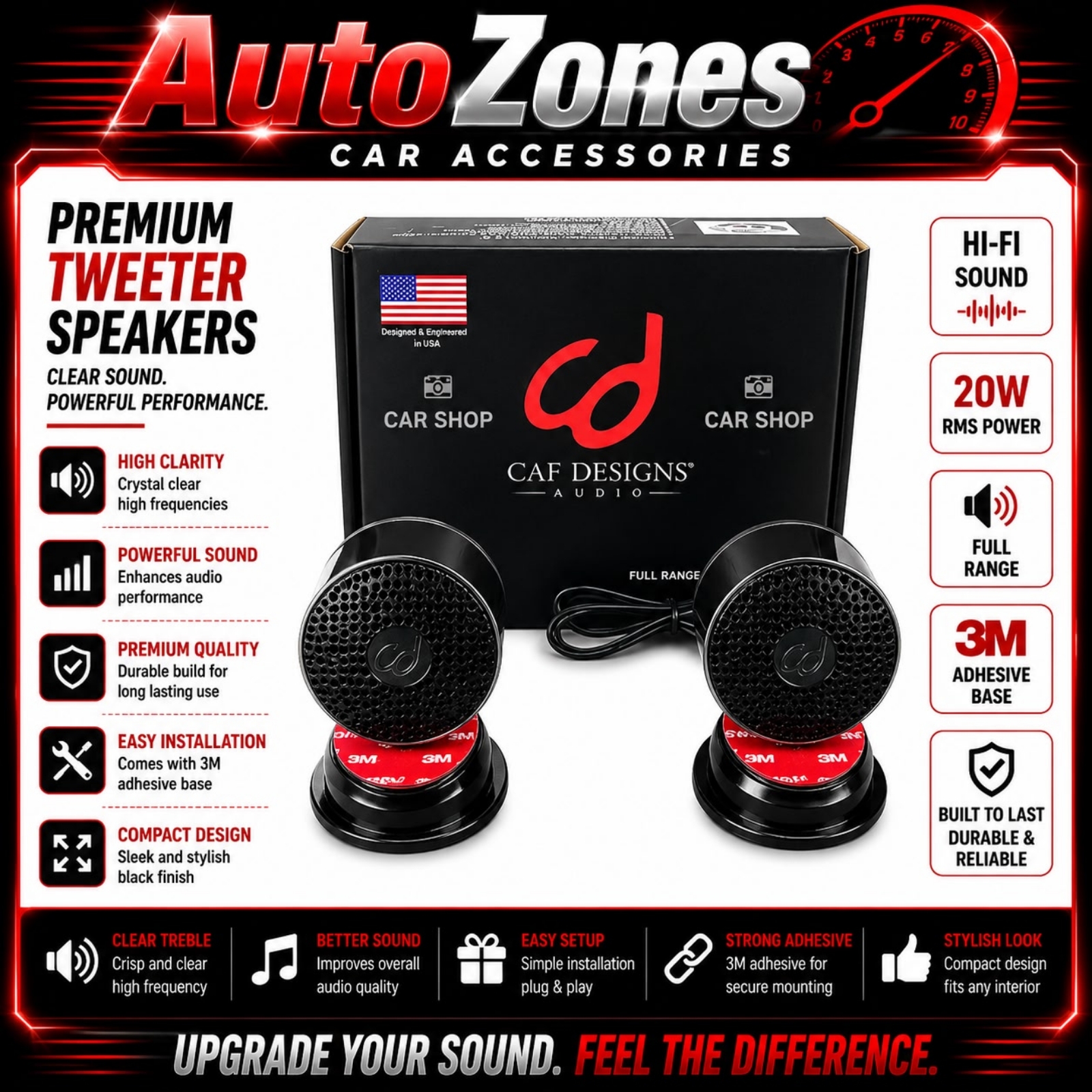 Base 2.5inch full range speaker tweeter with Bass brand Clif designs model baru 2022 full range speaker