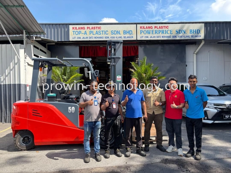 THANK YOU CUSTOMER SUPPORT ONE UNIT MIMA MK50 - COUNTERBALANCE LITHIUM FORKLIFT