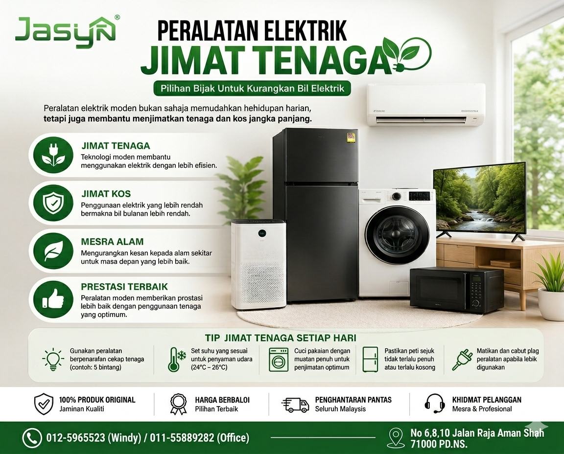 Energy Saving Home Appliances: Smart Choices to Reduce Electricity Bills in Malaysia