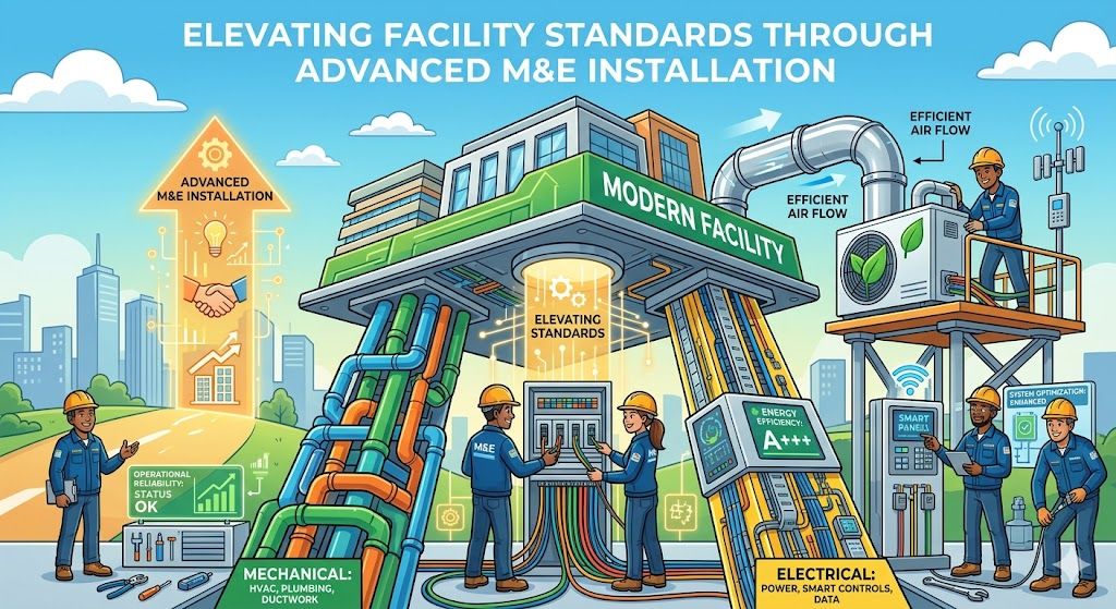 Elevating Facility Standards Through Advanced M&E Installation