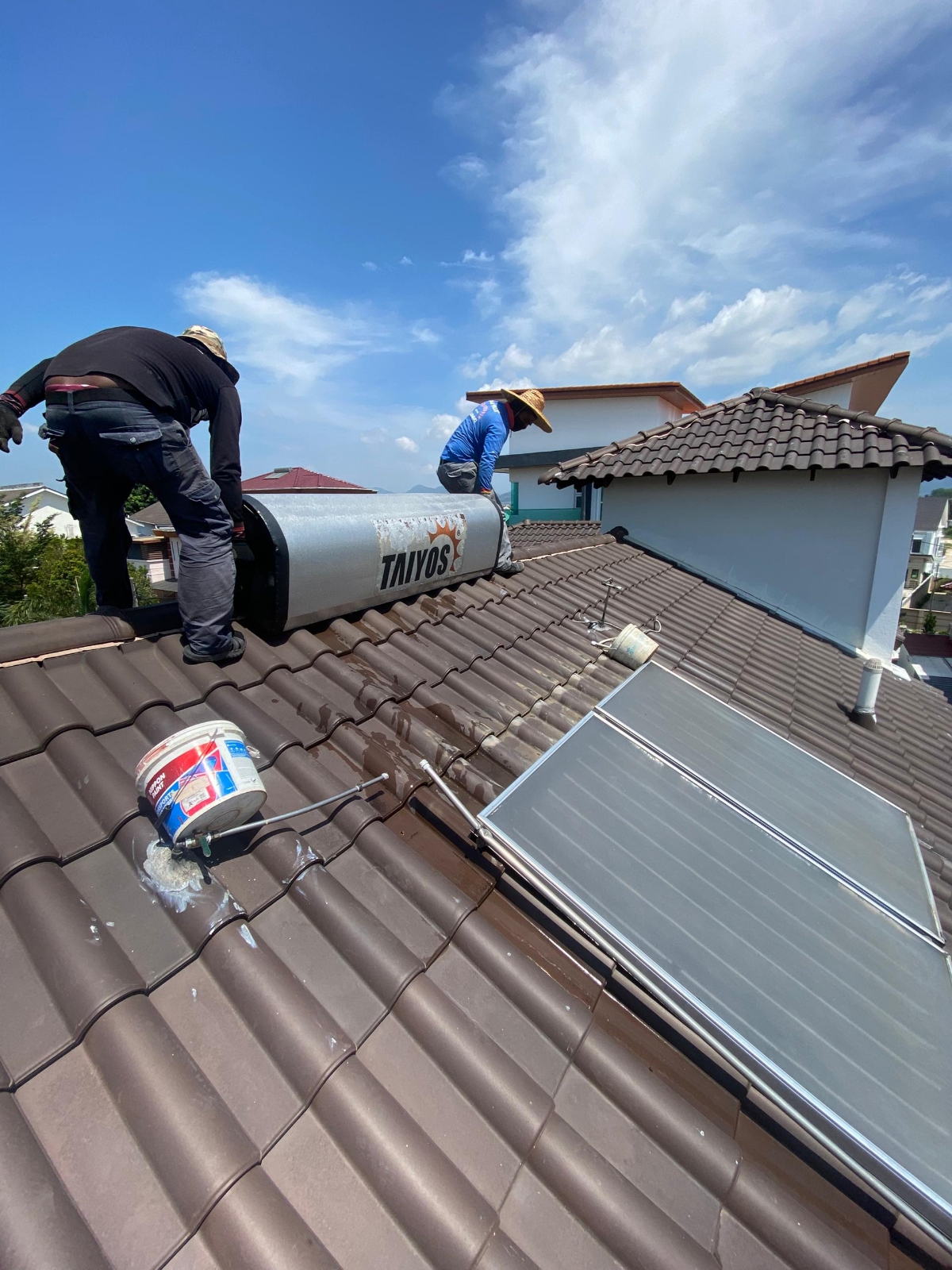 REPLACE SOLAR STORAGE TANK