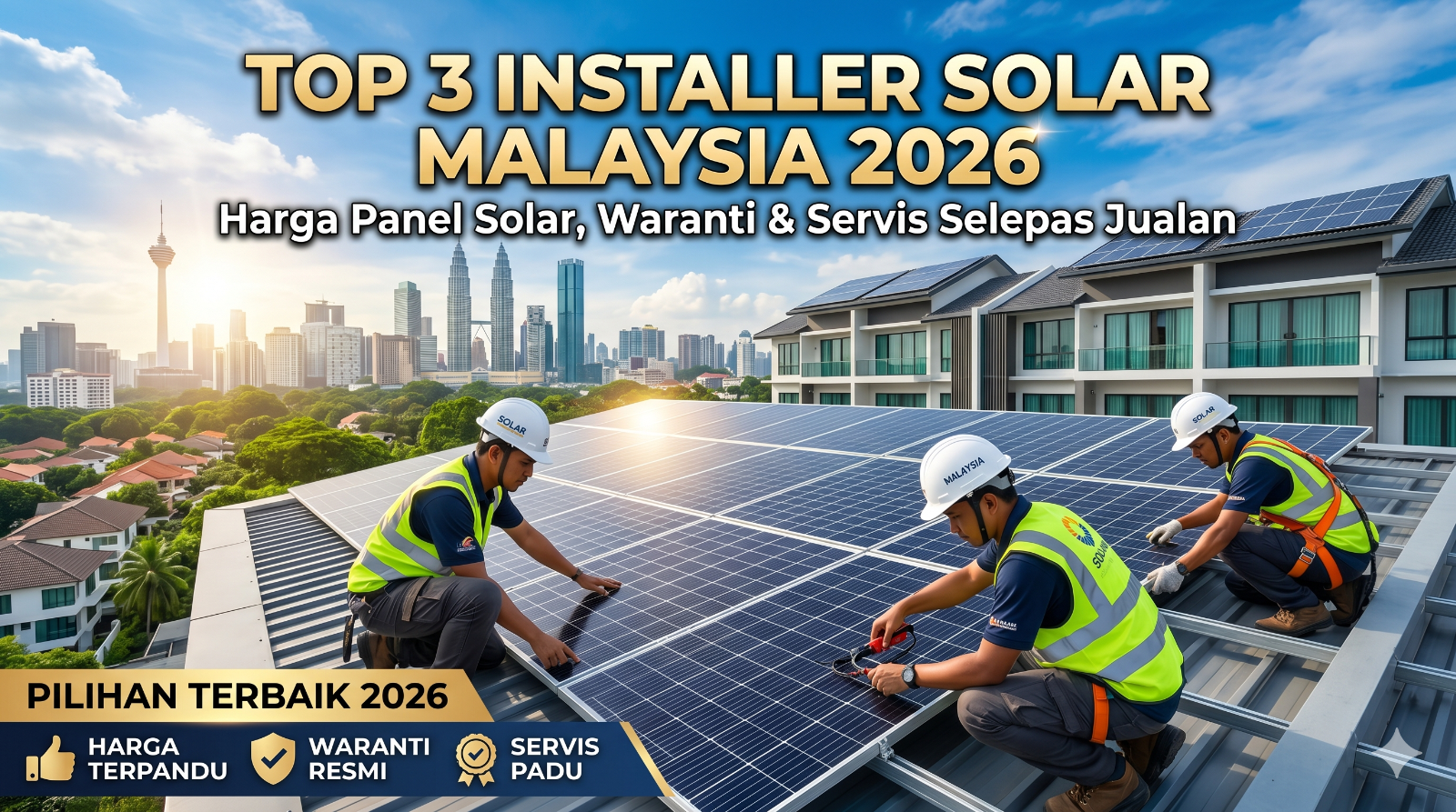 Top 3 Solar Installers Malaysia 2026 | Compare Warranty, Price & After-Sales Support