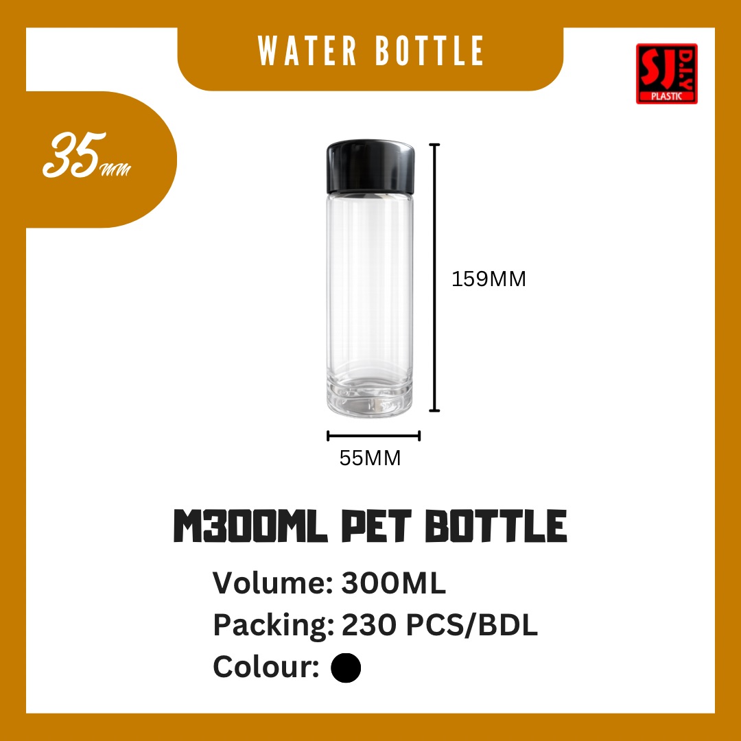 M300ML PET Water Bottle (300ml)