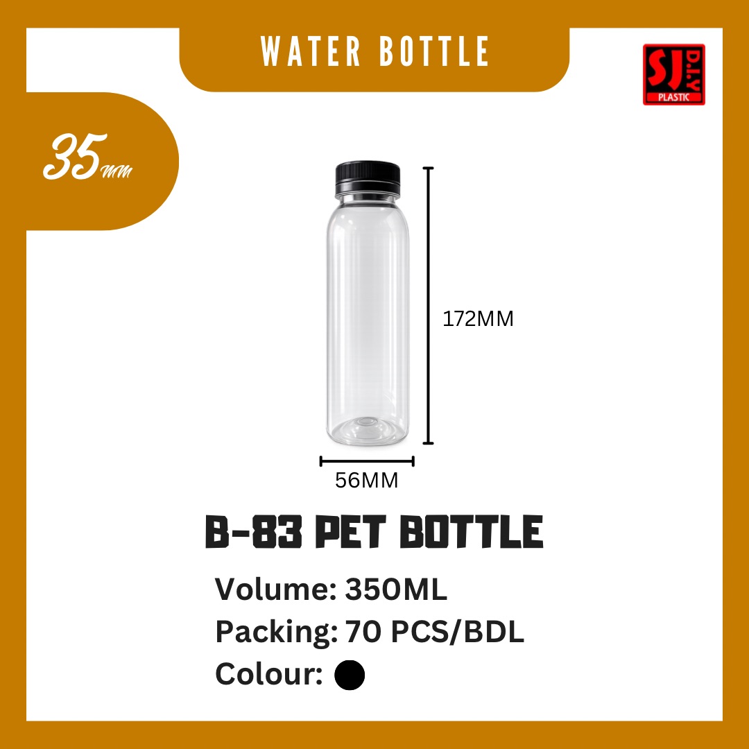 B-83 PET Water Bottle (350ml)