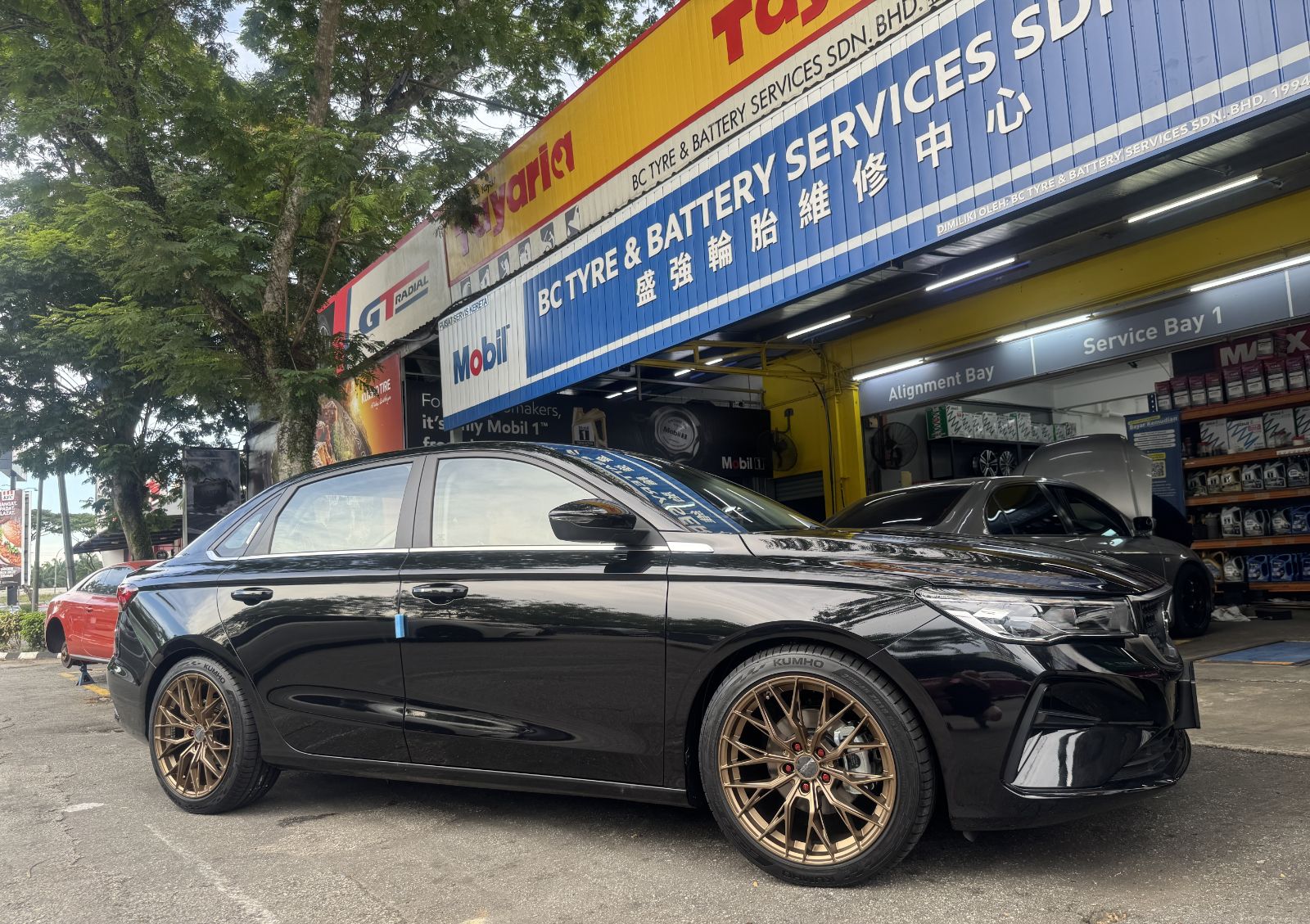 🔥✨ Proton S70 改装升级完成✨🔹 HWL MT1-BSHi-Low 避震系统 + 24段软硬可调, 🔹 18寸 Sport Rim, 🔹 225/45ZR18 🔥 Kumho Ecsta Sport PS72 👉 高抓地性能_144907062026