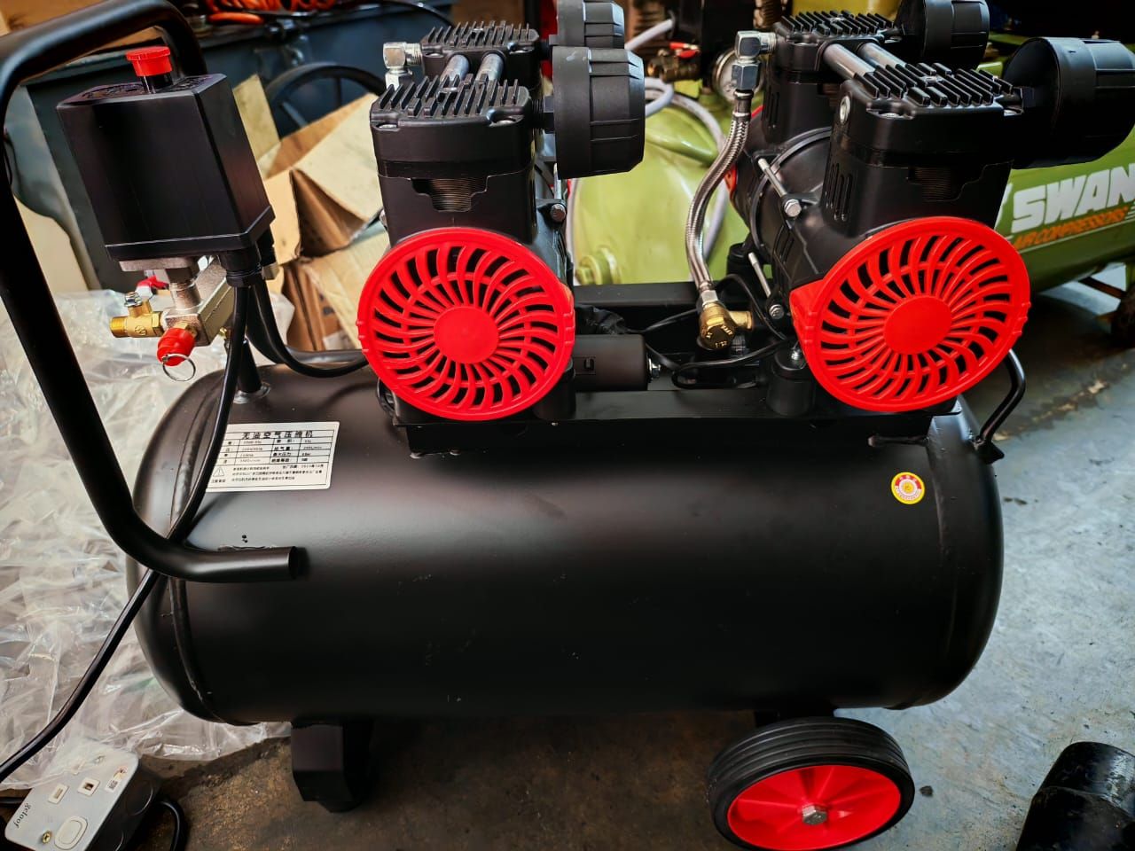 Hanomag Piston Oil-Free Air Compressor 3HP