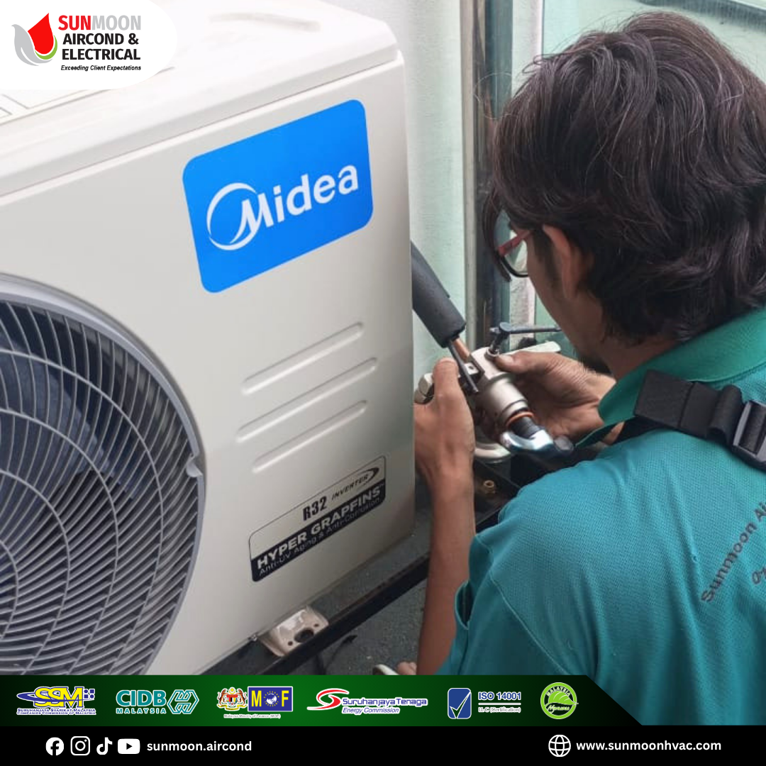 Residential Aircond Service & Installation Completed Across Klang Valley
