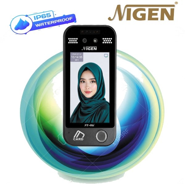 NF-68i Face,Fingeperint,Hand Palm & ID TIME MANAGEMENT AND DOOR ACCESS CONTROL Door Access System Kuala Lumpur (KL), Malaysia. Supplier, Supplies, Provider | Nigen Technology Sdn Bhd