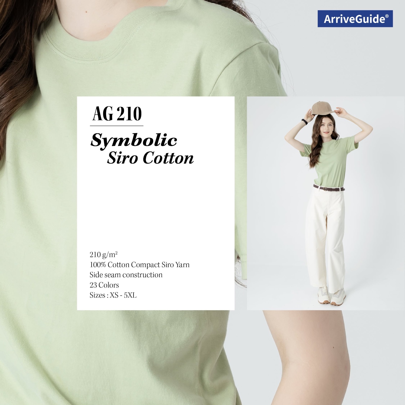 Symbolic Siro Cotton (AG210) brings together smooth compact siro cotton and a clean structured fit for effortless everyday styling.
