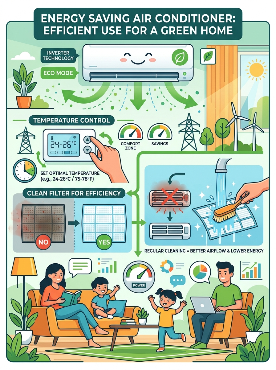 Cara Menjimatkan Penggunaan Elektrik Aircond Tips Kurangkan Bil Elektrik di Rumah
