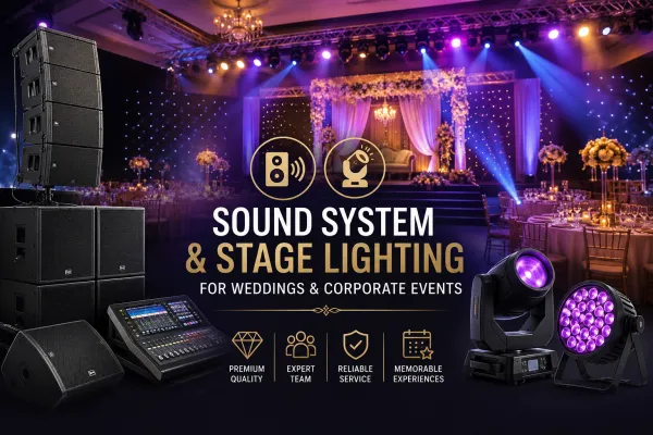 Sound System and Stage Lighting for Weddings and Corporate Events in KL | BG Sound & Light