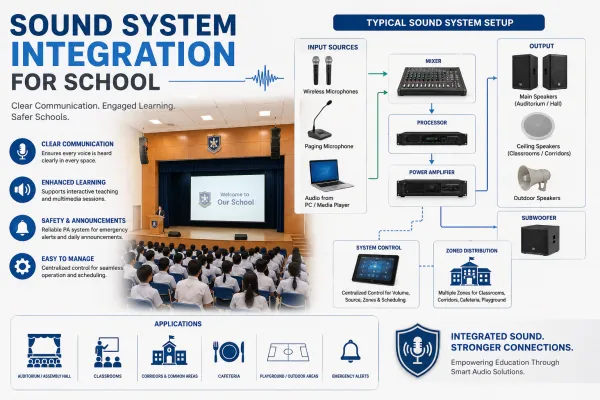 Integrasi Sistem Bunyi untuk Sekolah di Malaysia