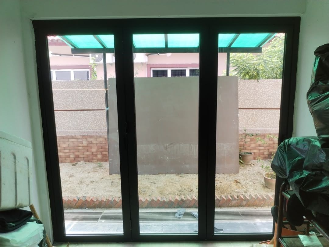 Security Mesh Folding Door System
