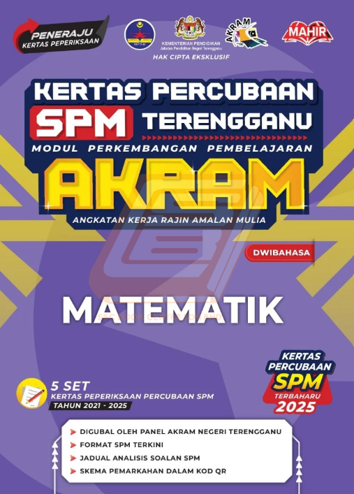 Kertas Percubaan SPM Terengganu AKRAM Matematik