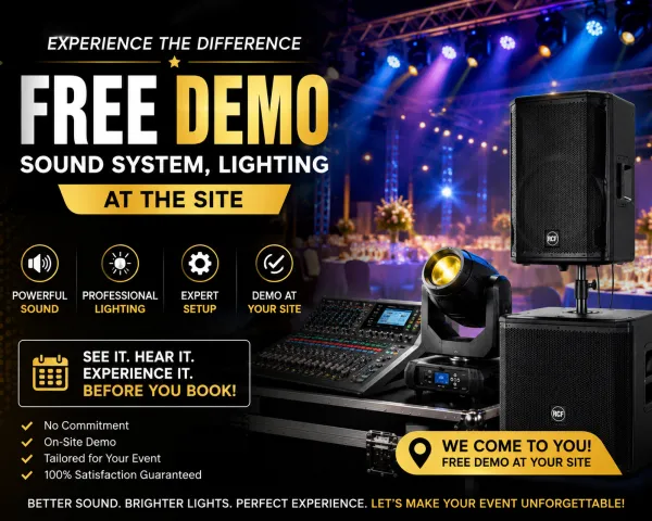 Demo Sistem PA di Tapak